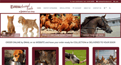 Desktop Screenshot of eurekaanimalfeeds.com